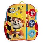 AI ACCESSORY INNOVATIONS Rubble & Crew Interactive 12” Mini Backpack For Kids, Paw Patrol School Bag for Pre-School & Kindergarten, Multi, Small, Backpack