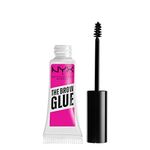 NYX Professional Makeup The Brow Glue, 16H Extreme Hold Eyebrow Gel, Flake-resistant, Non Sticky Formula, Natural Finish, LImitless Brow Looks, Clear, 0.18oz / 5g