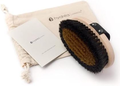 Hydrea London Ionic Copper Glow Dry Body Brush – Skin Exfoliating & Energising Copper Bristle, Lymphatic Drainage, Dry Massage - Anti-Cellulite