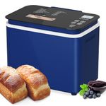 SUNVIVIPRO 21 in 1 Programmable Bread Machine, 2.2lb Breaker Machine with Non-Stick Pan and Digital Touchpad, 3 Bread Sizes, 3 Crust Colors, Keep Warm and Timer