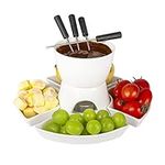 Fondue Set with 4 Dipping Bowls and