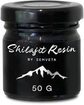 Semveta Pure Altai Shilajit Resin - 50g - Mountain Shilajit Nutrient Resin - Trace Minerals, Fulvic Acid - Tonic Vitamin for Vitality, Mental Clarity & Immune System Support - 6 Months Supply