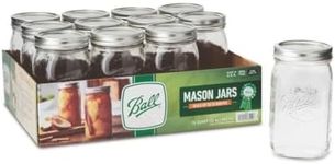 Ball - 32oz Wide Mouth Jars with Li