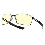 Gunnar Optiks VAY-00101 Vayper Full Rim Advanced Video Gaming Glasses with Headset Compatibility and Amber Lens Tint, Onyx Frame Finish