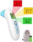 IGGDOQI Touchless Baby Thermometer, Digital Infrared Thermometer for Adults and Children, with Child Mode, Fever Alarm Function, Mute and Memory Functions, Fast and Accurate Measurement