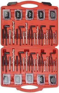 WINMAX TOOLS AUTOMOTIVE 338PCS Helicoil Thread Repair Kit, HSS Drill Thread Repair Kit SAE&Metric,1/4" 5/16" 3/8" 7/16" 1/2" M5 M6 M8 M10 M12 Kit with Thread Gauge