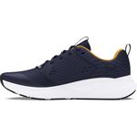 Under Armour Men's Charged Commit Trainer 4 Sneaker, (402) Midnight Navy/Golden Yellow/White, 8.5