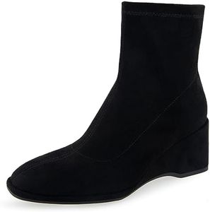Aerosoles Women's Anouk Mid Calf Boot, Black Faux Suede, 10 Wide