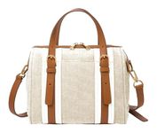 Fossil Women Carlie Satchel, Light Brown, Medium