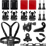 AKASO Action Camera Ski Kit EK7000/ EK7000 Pro/Brave 4/ Brave 7 LE/Brave 7/ Brave 8/ V50X/ V50 Elite Compatible with GoPro Hero 11, Hero 10, Hero 9