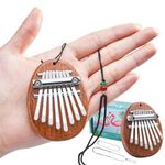 DHinkyoung Portable Mini Kalimba,8 Keys Finger Thumb Piano Marimba Musical Instrument for Child and Piano Beginner