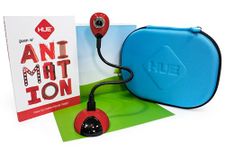 HUE Animation Studio: Complete Stop Motion Kit (Camera, Software, Book) for Windows/macOS (Red) with Carry Case