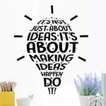 Light bulb idea wall sticker room art posters decor poster canvas vinyl decal teen bedrooms good ideas motivational designers decals pictures walls murals men cool mural decoration door sign furniture