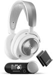 SteelSeries Arctis Nova Pro Wireless Multi-System Gaming Headset - Neodymium Magnetic Drivers - Active Noise Cancellation - Infinity Power System - Gen 2 Mic - PS5, PS4, PC, Switch, Mobile - White