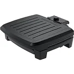 GEORGE FOREMAN® Contact Submersible™ Grill, 5-Serving Grill - Adjustable Temperature Control, Black Plates, Wash the entire grill