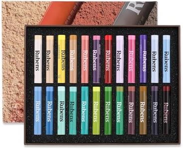 rubens Soft Oil Pastels (Morandi 24 Colors), Creamy Texture Oil Pastelss for Drawing, Blending & Layering, Vibrant Safe Art Supplies Gift for Artists, Beginners, Students