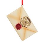 Nemesis Now Harry Potter Hogwarts Acceptance School Letter Hanging Ornament, Resin, Beige, Graduation