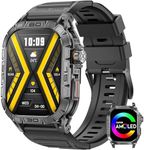 Military Smart Watch for Men, 1.96"