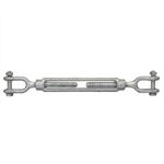 US Cargo Control 1/2 Inch x 6 Inches Galvanized Jaw and Jaw Turnbuckle