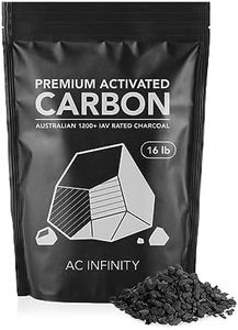 AC Infinity Premium Activated Carbon, 8 lb. Australian Charcoal Supply Replacement for 4” & 6” Refillable Carbon Filters, Air Filtration Odor Scrubbing for Grow Tents Hydroponics Aquariums Fish Tanks