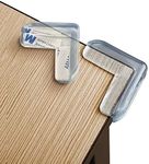 Chuckle - 24 Baby & Toddler Safety L-Shaped Corner Guard Protectors - Clear