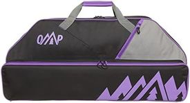 October Mountain Products Bow Case, Black/Purple, 36-Inch