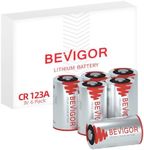 BEVIGOR CR123A 3V Lithium Batteries