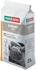 Parexlanko, Ciment Gris, Ciment pour scellements, joints et enduits, 2,5kg