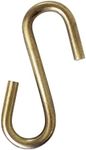 RCH Hardware SH-SS03-75 Stainless Steel S-Hook, 3 Gauge, Antique Brass (2 Pack)