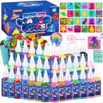 URMYWO Magic Water Elf Toy Kit, 36 Gels & 24 Molds, Squishy Maker for Kids