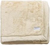 SARANONI Oversized Super Soft Comfy Lush Adult Extra Large Blanket, (Ivory, 60" x 80")