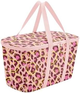 reisenthel coolerbag Smiley® Leo Blush- Kühltasche aus hochwertigem Polyestergewebe – Ideal für das Picknick, den Einkauf und unterwegs
