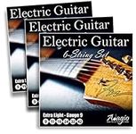 3 PACKS - Adagio Professional Electric Guitar Strings 9-42 Gauge 9 Ball Ends