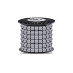 NOVEAU Safe-T 1st Cable/Wire Zipper - Metallic Silver, Diameter - 30 mm, Length - 10 Meter | Cable Managment Cord Organizer Protector Hider Wrap Cover for PC/Office/Home Theater