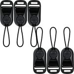 Yeesabella 6 PCS Camera Straps Quick Release Adapter, Camera Strap Rapid Connectors, Connection Buckle Kit for Universal Camera Strap Mirrorless with Base, Black, Non, non