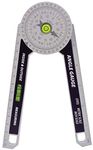 NORTOOLS Protractors 0-180 Degree Stainless Steel Angle Finder Precision Craftsman Ruler Tool for Students Machinists Carpenters DIY Lovers (Green, OneSize)