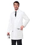 KOI Classics 433 Men's Jack Lab Coat White M