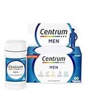 Centrum Men 50+ Multivitamin Tablets for Men, Vitamins with 23 Essential Nutrients, including Vitamin C, D and Zinc, 60 ct (Packaging and Tablet colour may vary slightly)