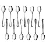 New Star 58161 Slimline Stainless Steel Coffee Spoon, 4.75-Inch, Set of 12