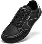HOBIBEAR Barefoot Shoes | Minimalist Zero Drop Sneakers | Lightweight for Running, Walking & Gym Black, 11 Wide Women/10 Wide Men