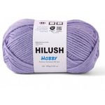 HILUSH Hobby,Wool Yarn dk Acrylic Hand Knitting Yarn Ball (100g/1 Ball),Suitable for Craft amigurumi Shade 001 (Purple)