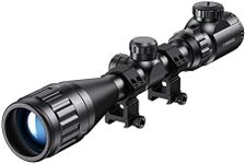 Paike 3-9x40 AOEG Rifle Scopes Red Green Dot Mil-Dot Reticle Objective Lens Parallax Adjust