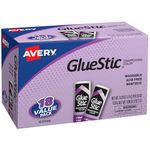 Avery Purple Application Permanent Glue Sticks, 0.26 oz, 18 per Pack (98079)