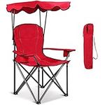 Goplus Beach Chair with Canopy Shad
