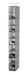 Whitmor 6283-112 Hanging Shoe Shelves - Crosshatch Gray