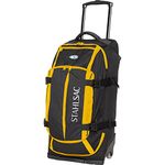 Stahlsac by Bare Curacao Clipper Travel Roller Duffel Dive Bag (Black/Yellow)