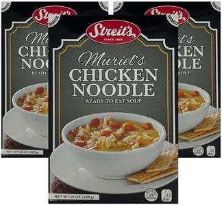 Streits Chunky Chicken Noodle Soup - Ready to Serve, Kosher Certified, No MSG or Hydrogenated Oils, Family Owned (15oz, Pack of 3)