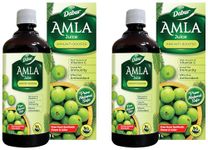 Dabur Amla Juice -1L | Rich Source of Vitamin C | Effective Antioxidants for Immunity boosting | Pure, Natural and 100% Ayurvedic Juice (Pack of 2)