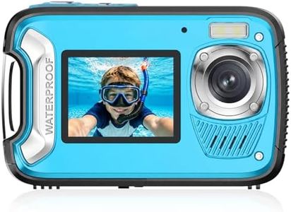 5K 33FT Underwater Waterproof Camera with Autofocus & Dual Screen, Perfect for Snorkeling, Vlogging, Selfie and Travel, Easy to Use Compact Action Camera for Teens, Adults and Beginners