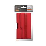 Reiko Horizontal Rugged Pouch Belt Clip Holster Case Samsung Galaxy Note4/ N910V/N910p/N910T/N910R4 - Retail Package -Red